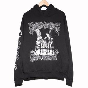 Haunted Starbucks x Have A Great Day 'Black Metal' NYC Halloween Popup Hoodie